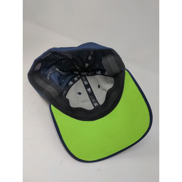 NFL New Era 39Thirty Seattle Seahawks Hat Size M-L Blue Embroidered Logo - Picture 9 of 12